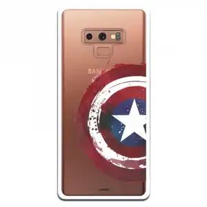Funda Oficial Escudo Capitan America Para Samsung Galaxy Note9