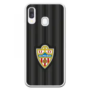 Funda Oficial Ud Almería Fondo Negro Para Samsung Galaxy A40