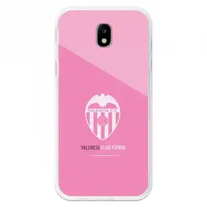 Funda Oficial Valencia Escudo Rosa Samsung Galaxy J5 2017 Europeo