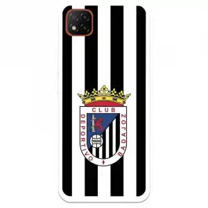 Funda Para Xiaomi Redmi 9c Del Badajoz Escudo Blanquinegro - Licencia Oficial Club Deportivo Badajoz