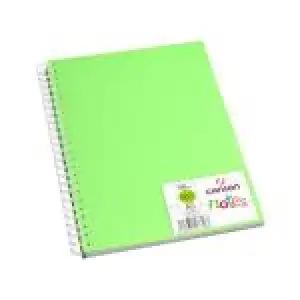 Libreta de esbozos Canson con cubierta de polipropileno 14 x 21 verde