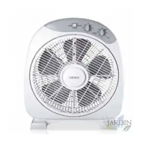 Ventilador De Suelo Haeger Con Diámetro De 30,5 Cm, 40w De Potencia, 3 Velocidades.