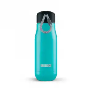 Zoku Pc - Botella Térmica De 0.35l En Acero Inoxidable De Doble Pared. Turquoise