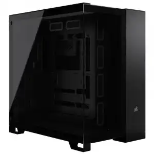 Corsair 6500X Semitorre ATX Doble Cristal Templado USB-C Negra