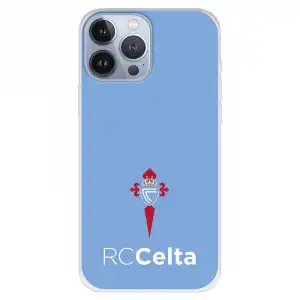 Funda Para Iphone 13 Pro Max Del Celta Escudo Fondo Azul - Licencia Oficial Rc Celta
