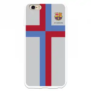 Funda Para Iphone 6 Plus Del Fc Barcelona Cruz Blaugrana - Licencia Oficial Fc Barcelona