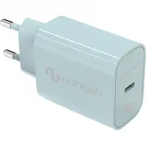 Nubbeh Bhoot Cargador Pared USB-C PD 3.0 25W Turquesa