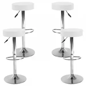 Packs Taburetes Altos - Pack 4 Taburetes Kros - Blanco
