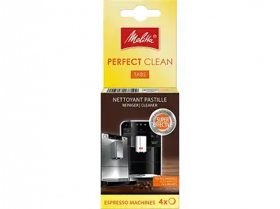 Pastillas limpiadoras de cafeteras - Melitta Perfect Clean Tabs, Limpieza a fondo, Apto para todas las marcas