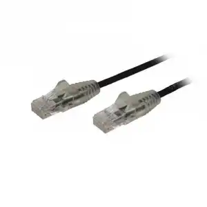 Startech N6PAT200CMBKS Cable de Red Cat6 Delgado RJ-45 sin Enganches 2m Negro
