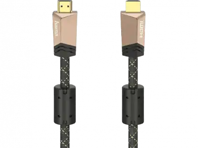 Cable HDMI - Hama 00205025, 4K, Ultra HD, Metal, 1.5 m, 100 Mbit / s, Negro