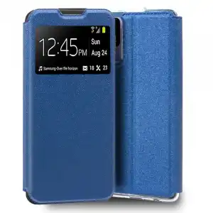 Cool Funda Flip Cover Liso Azul para TCL 40 SE