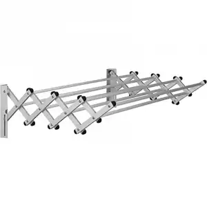 Duett Tendedero De Pared Extensible, 100% Aluminio, 100 Cm