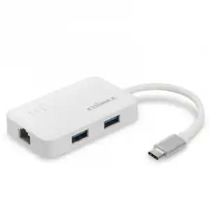 Edimax EU-4308 Adaptador USB-C a 3x USB 3.0 1x RJ-45 Gigabit