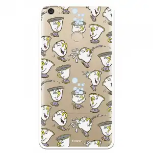 Funda Oficial Disney Chip Potts Siluetas Transparente Para Xiaomi Mi Max