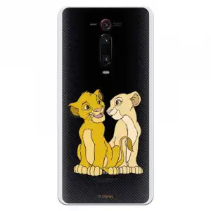 Funda Oficial Disney Simba Y Nala Transparente - El Rey León Para Xiaomi Mi 9t