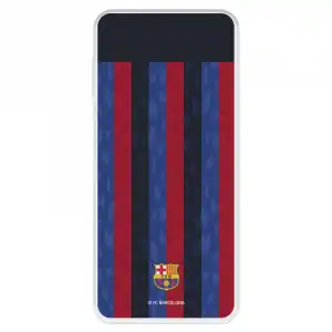 Funda Para Samsung Galaxy M23 5g Del Fc Barcelona Fondo Rayas Verticales - Licencia Oficial Fc Barcelona