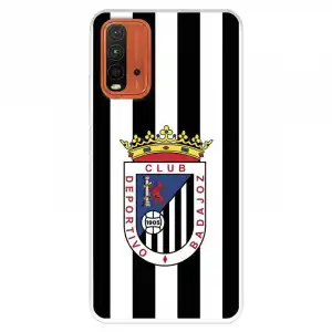 Funda Para Xiaomi Redmi 9t Del Badajoz Escudo Blanquinegro - Licencia Oficial Club Deportivo Badajoz