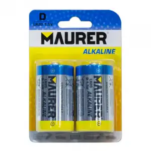 Maurer Pack 2 Pilas Alcalinas D LR20 1.5V