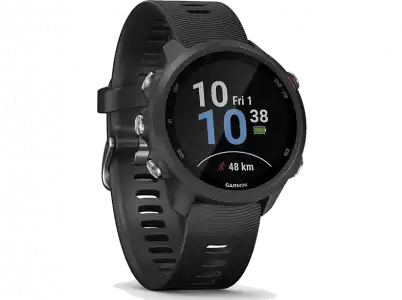 Reloj deportivo - Garmin Forerunner 245 Music, GPS, Bluetooth, 42.3 cm, 1.2 ", Negro