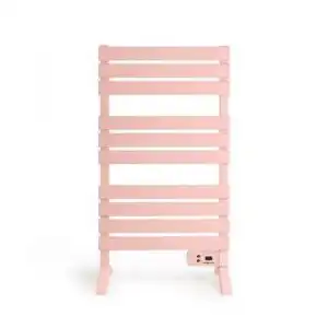 Toallero Eléctrico De Suelo O Pared - Rosa Pastel- Warm Towel 500w