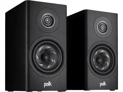 Altavoz de estantería - Polk Audio Reserve R100, 2 Unidades, 70 W, 44 Hz 50 kHz, 3.6 Ω, 86 dB, Tweeter 2.5 cm, Negro