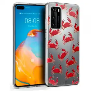 Cool Funda Clear Cangrejos para Huawei P40