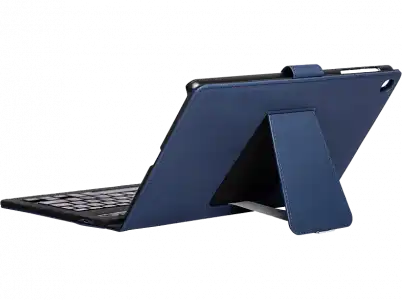 Funda con teclado - Silver HT SM-X200, Para tablet Samsung Galaxy Tab A8 2022, Bluetooth, Soporte, Azul marino