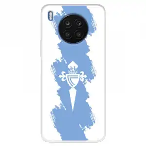 Funda Para Huawei Honor 50 Lite Del Celta Escudo Trazo Azul - Licencia Oficial Rc Celta