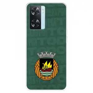Funda Para Oppo A57s Del Rio Ave Fc Escudo Fondo Verde - Licencia Oficial Rio Ave Fc