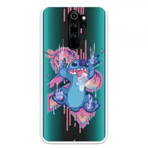 Funda Para Xiaomi Redmi Note 8 Pro Oficial De Disney Stitch Graffiti - Lilo & Stitch