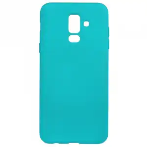 Funda Ultra Suave Azul Para Samsung Galaxy A6 Plus