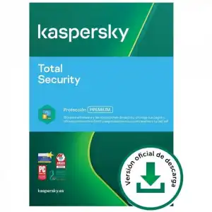 Kaspersky Total Security 2023 2 Dispositivos 1 Año Licencia Digital
