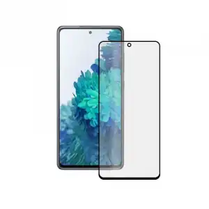 Ksix Cristal Templado 9H Full Glue 2.5D Borde Negro para Samsung Galaxy S20 FE 5G