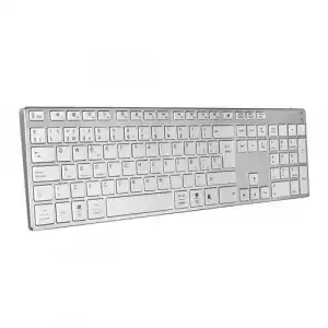 Teclado Bluetooth Subblim Aluminio Advance Extended Plata