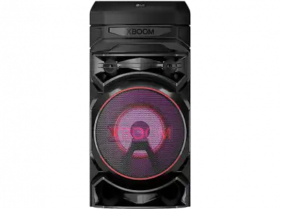 Altavoz - LG RNC5, Luces Multi Color, Efectos DJ. Función karaoke. de Voz, Negro