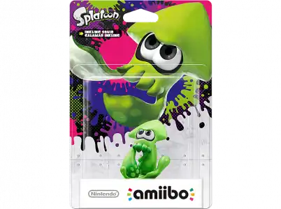 Figura - Nintendo amiibo Colección Splatoon: Calamar (Verde Neón)