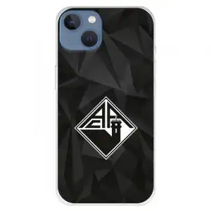 Funda Para Iphone 13 Del Académica De Coimbra Escudo Fondo Negro - Licencia Oficial Académica De Coimbra
