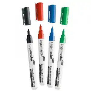 Legamaster Estuche de 4 Rotuladores TZ140 Colores Variados