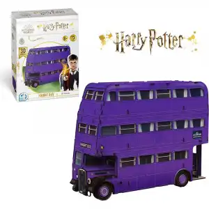Puzzle 3d Harry Potter - Autobus Noctambulo Harry Potter, Puzzle 3d Niños 73 Piezas,