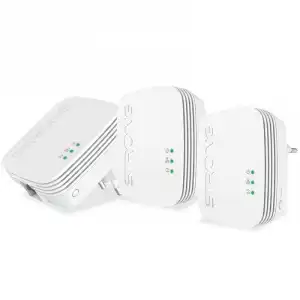 Strong Powerline 600 Triple Pack Mini 3x Adaptadores Powerline/PLC 600Mbit/s