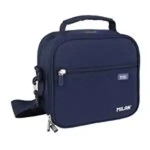 Bolsa isotérmica porta alimentos 3,5L Milan serie 1918 con 3 recipientes azul marino