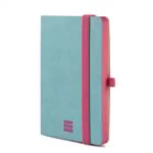 Cuaderno A6 Finocam Modern F3 liso celeste