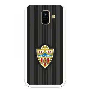 Funda Oficial Ud Almería Fondo Negro Para Samsung Galaxy A6 2018