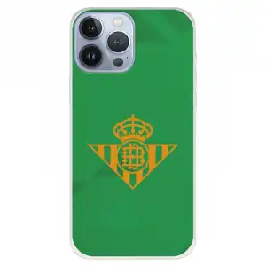 Funda Para Iphone 13 Pro Max Del Betis Escudo Amarillo - Licencia Oficial Real Betis Balompié