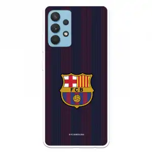 Funda Para Samsung Galaxy A32 4g Del Barcelona Rayas Blaugrana - Licencia Oficial Fc Barcelona