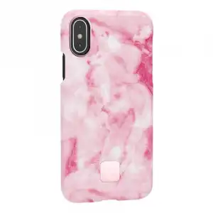 Happy Plugs Funda Mármol Rosa para IPhone X/XS