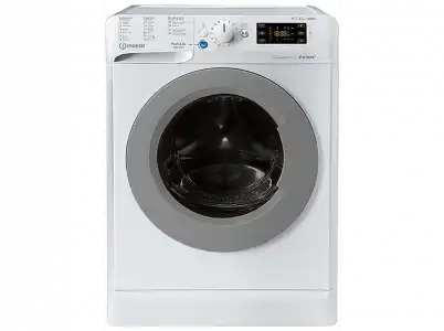 Lavadora secadora - Indesit BDE 861483X WS SPT N, 8kg lavado, 6kg secado, 1400 rpm, Inverter, Blanco