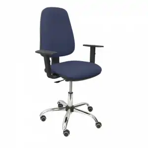 Piqueras y Crespo Socovos Silla Bali Azul Marino Brazos Regulables