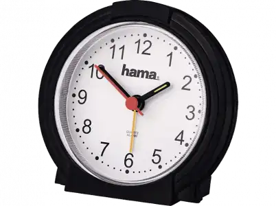 Reloj - Hama Classic, Analógico, Pilas AA Mignon, Negro